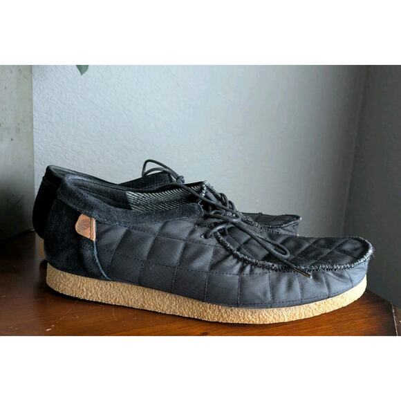 Clarks Shacre II Step Moccasin Boots Men 12 Black Textile 26162714 Shoes Lace Up main image 16